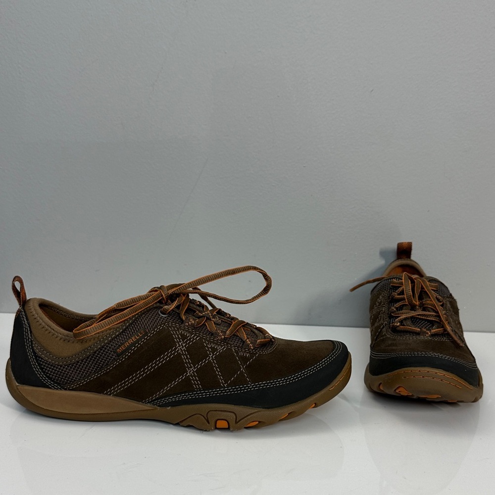 Merrell Mimosa Glee Trail/Walking Shoes/Sneakers Brown Suede Size 9.5